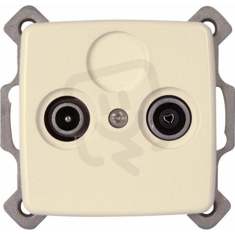 922901087 Antenna socket 2-fach TV/RF si