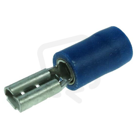 Objímka plochá poloizolovaná, 1,5-2,5mm2/2,8x0,8mm PVC (BF-F308) OPP 2,5-28