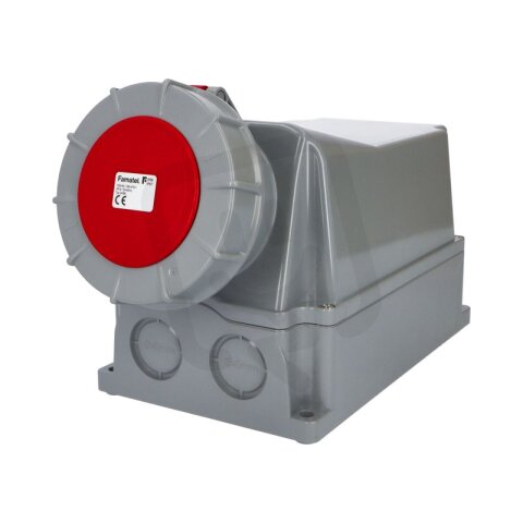Nástěnná zásuvka IP67/400V/125A/4P 6h FAMATEL 24396