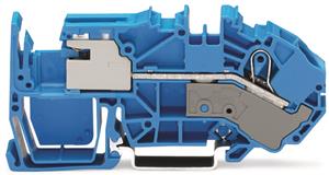 1vodičová rozpojovací svorka N, 16mm2, Push-in CAGE CLAMP, modrá WAGO 2016-7714