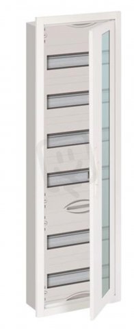 Zapuštěná rozvodnice ABB U61TE -72M s průhl. dveřmi