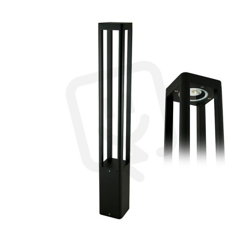 LED svítidlo Rhea, 7W, 4000K, IP65, černá barva MCLED ML-515.010.19.0