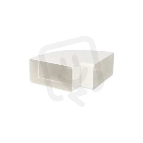 Koleno 90° horizontální VENTS 8281 - 60x204mm PVC 1008186