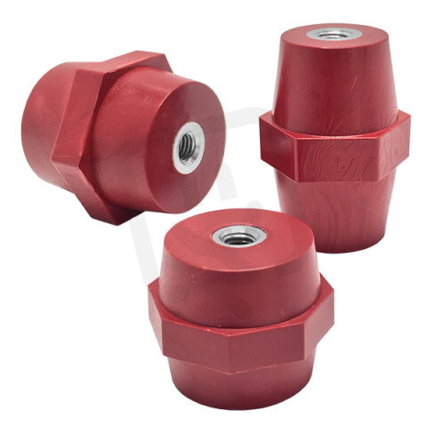 Podpěrný izolátor soudkový (PES) H35-M8 HEX32 MOREK MID3508H32