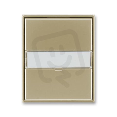 Kryt vypínače s popisovým polem s průzorem 3558E-A00610 33 šampaňská Time ABB
