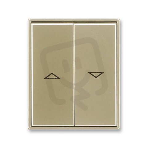 ABB Time Kryt spínače žALziového,dělený,s potiskem,pro hořlavé podklady