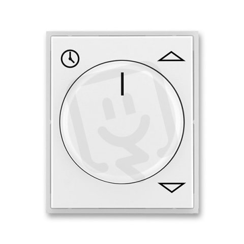 Kryt spínače otočného žaluzio 3294E-A00110 01 bílá/ledová bílá Element Time ABB
