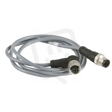 Schneider XZCRV1512040A1 Prodlužovací kabel PVC s konektory M12, 3 vodiče, L=1m