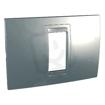 Unica Allegro Krycí rámeček jednomodulový, Silver SCHNEIDER MGU4.101.60