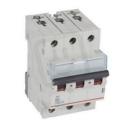 TX3 JISTIČ, 3 PÓLOVÝ, CHAR. B, 6A 6000A LEGRAND 403398