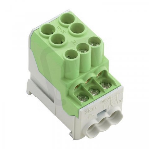 Svorka k rozvádění napájení WPD 100 2X25/6X10 GN WEIDMÜLLER 1561930000