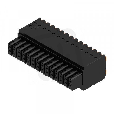 Zásuvný konektor DPS B2CF 3.50/28/180 SN BK BX WEIDMÜLLER 1277590000