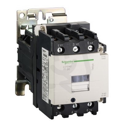 Schneider LC1D40BD CONT 40A 1F+1O 24V CC