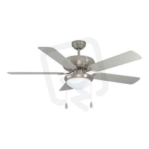 Stropní ventilátor BALLINA AC E27 d1320 NI/SI/dub 80W IP20 EGLO 35078