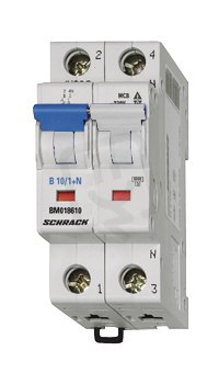 Instalační jistič 10 kA, C 3A, 1+N SCHRACK BM017603--