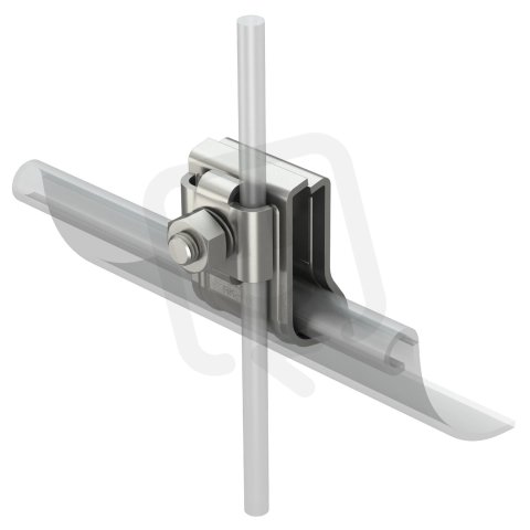 OBO RK-FIX VA Žlabová svorka s pružinou 2x8 / 2x6mm Nerez ocel