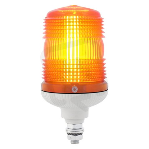 Maják zábleskový MINIFLASH X 12/24 V, ACDC, IP54, M12, oranžová, světle šedá