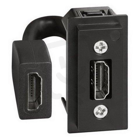 LIVING NOW PŘEDKONEKTOROVANÁ ZÁSUVKA HDMI 2.0 1 MODUL LEGRAND K4284P