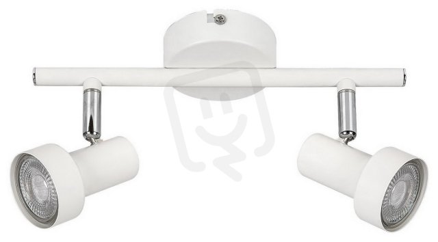 Konrad GU10 2x 50W IP20 bílá RABALUX 5355