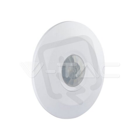 PIR Ceiling Sensor Flat White,  VT-8027