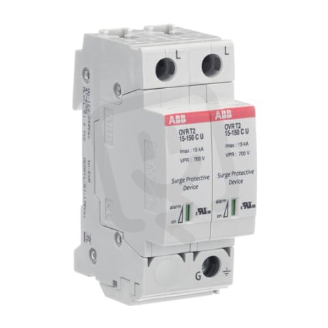 OVR T2 2L 15-150 P U Přepěťová ochrana T2 15-150 kA ABB 2CTB802343R0000