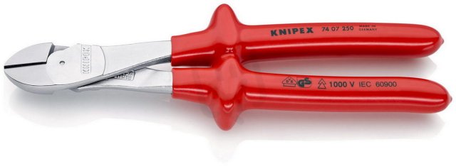 Silové boční štípací kleště 250 mm KNIPEX 74 07 250