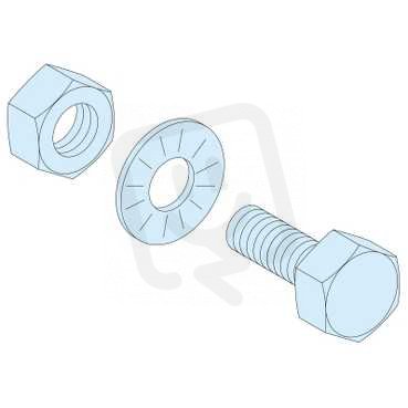 Schneider 04194 Sada 20 šroubů M6x20 pro pásy 5mm