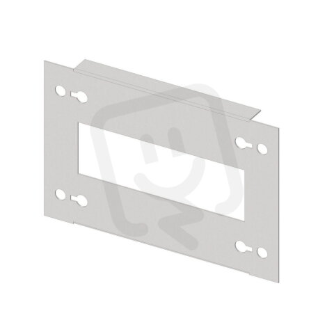 dělený panel 208mm G3 plech, 7TE pro šíř