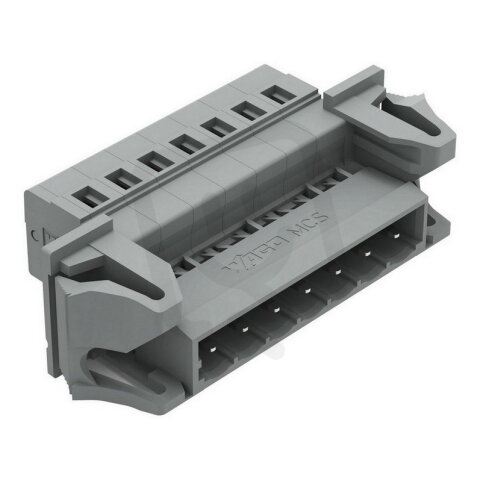 Konektor s pájecími piny CAGE CLAMP 2,5mm2 šedá 7pól. WAGO 231-607/114-000