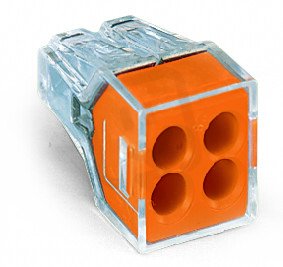 Spojovací krabicová svorka, 4x 0,75-2,5mm2 (CYA) WAGO 773-104
