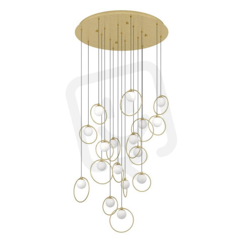 Závěsné svítidlo PORTOCOLOM LED O780 MS/WEISS 17X3W EGLO 390346