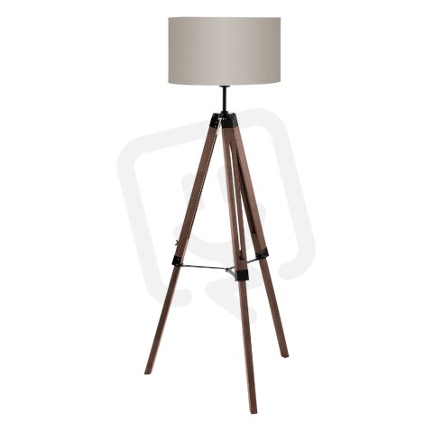 Stojací svítidlo LANTADA ořech/černá 1X60W IP20 EGLO 44115