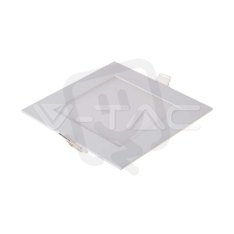 18W LED Premium Panel Downlight Square 6400K V-TAC SKU214871