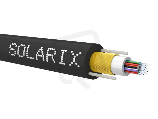 Venkovní DUCT kabel Solarix 24vl 9/125 HDPE Fca černý 70293249