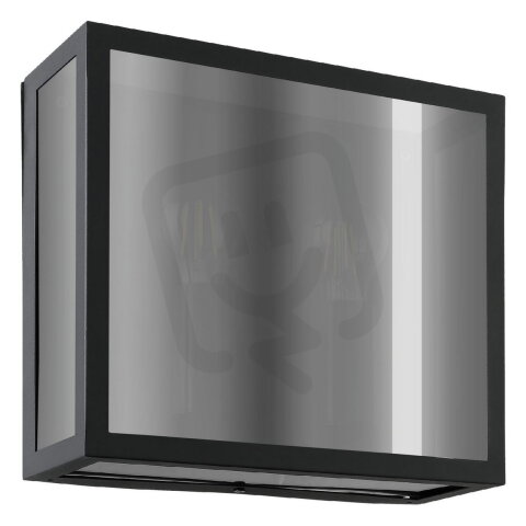 Nástěnné venkovní svítidlo ALAMONTE SMOKE 2X40W IP44 EGLO 31566