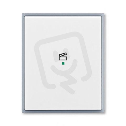 ABB Element Kryt 1násobný symbol scény bílá/ledová šedá 6220E-A01003 04