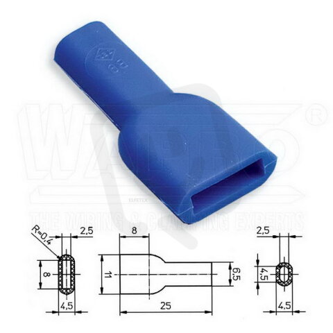 KRT2-63-PVC-BL kryt pro lisovací konekto