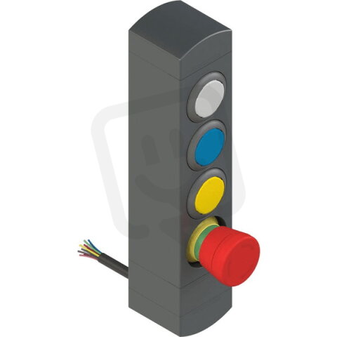 Ovládací jednotka BN 4 prvky (konfigurace A28) 1NO, IP65 PIZZATO BNAC4ZA28