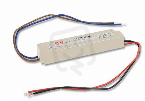 Napájecí zdroj pro LED 18W 36V 500mA MEAN WELL LPH-18-36