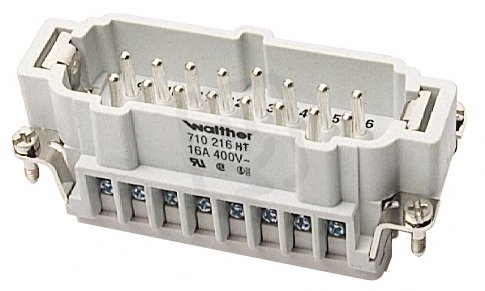 Walther 730403 BV 3 Vložka konektoru pro lisovací kolíčky