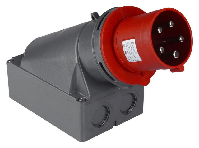 Nástěnná přívodka 5x63A/IP44 TP ELECTRIC 563-6-PN