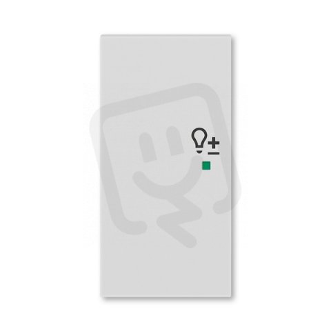 ABB Levit Kryt 2násobný levý symbol stmívání šedá 6220H-A02104 16