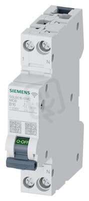 Jistič In 16 A, Ue AC 230 V, charakteris