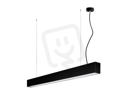 LINIE Černá, LED 36W, 3000K, 2520lm, závěs 61005089_Z012