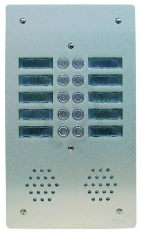 Vandalizmu odolný tlač. panel, 4 tl., 2 sloupce URMET AV2004P