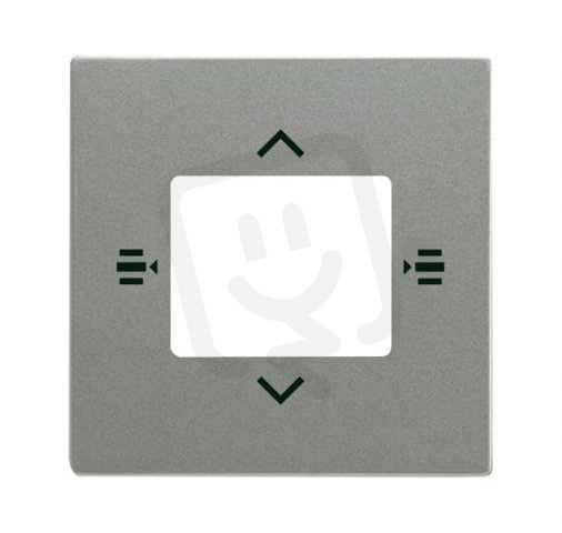 ABB KNX Kryt pro prvek ovládací 6násobný metalická šedá 6108/61-803-500