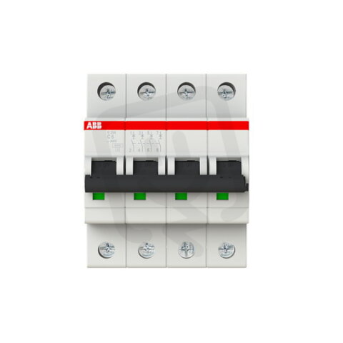 S204-C6 4 fázový jistič 6 A char. C 6kA ABB 2CDS254001R0064