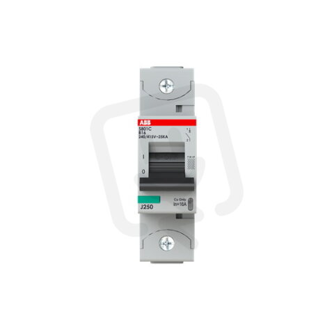 S801C-B16 jistič 1p char. B 16A s klecovou svorkou Icu 25kA ABB 2CCS881001R0165