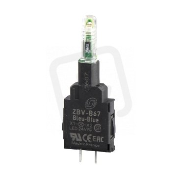 Objímka LED, 24V, rudá, 5 pinů SCHNEIDER ZBVB47