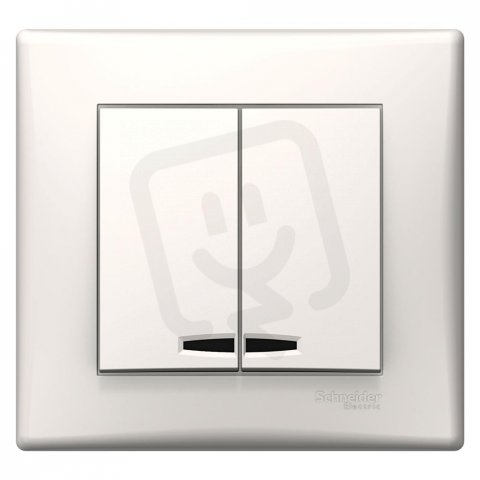 Sedna Přepínač sériový s orientační kontrolkou ř.5So Cream SCHNEIDER SDN0390323